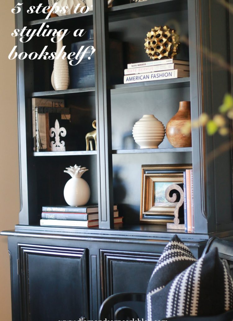 How to Style a bookshelf in 5 easy steps