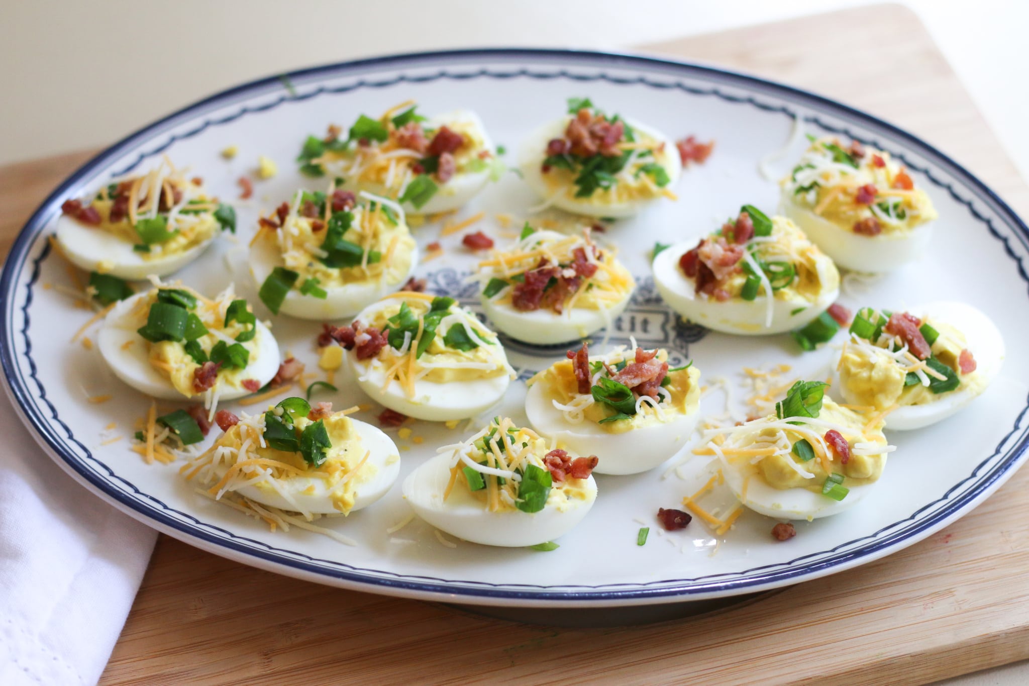 Keto Loaded Deviled Eggs