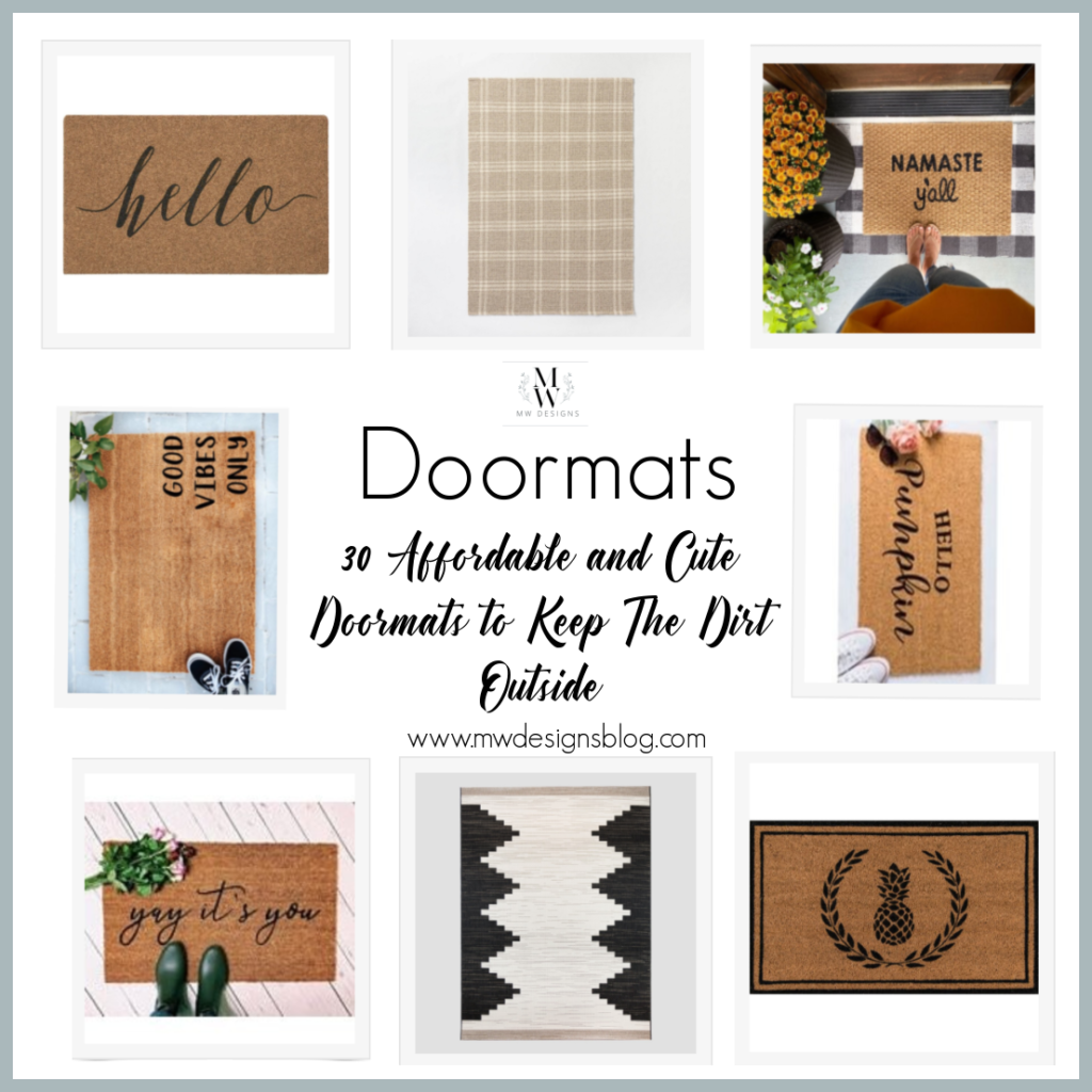 Affordable and Cute Doormats