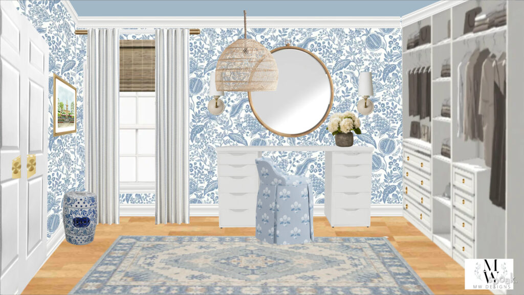 Southern-style dressing room