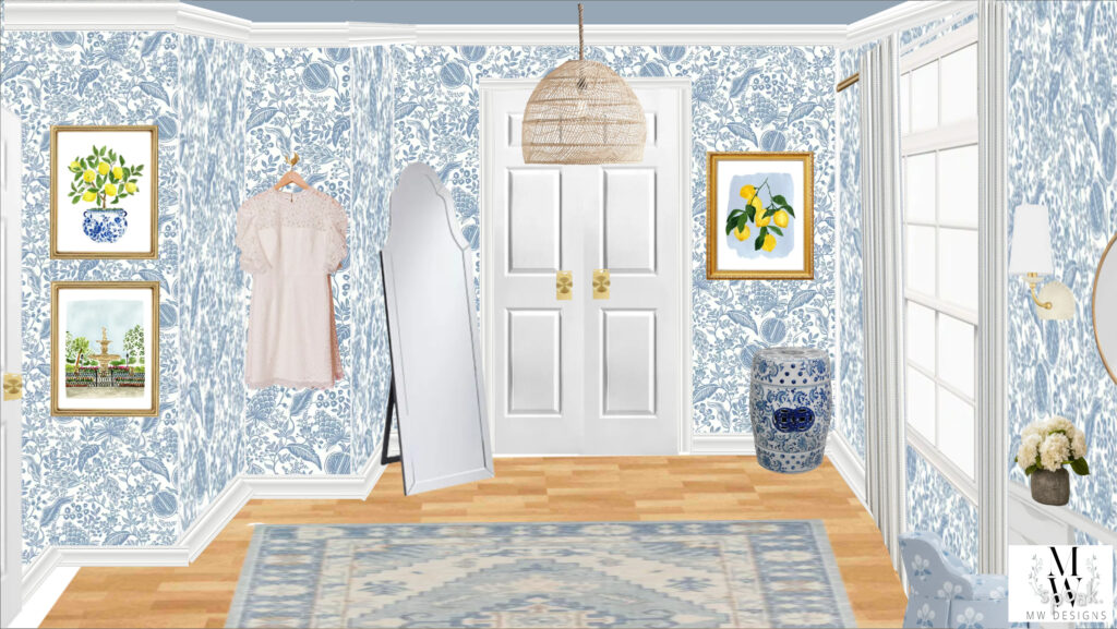 Southern-style dressing room