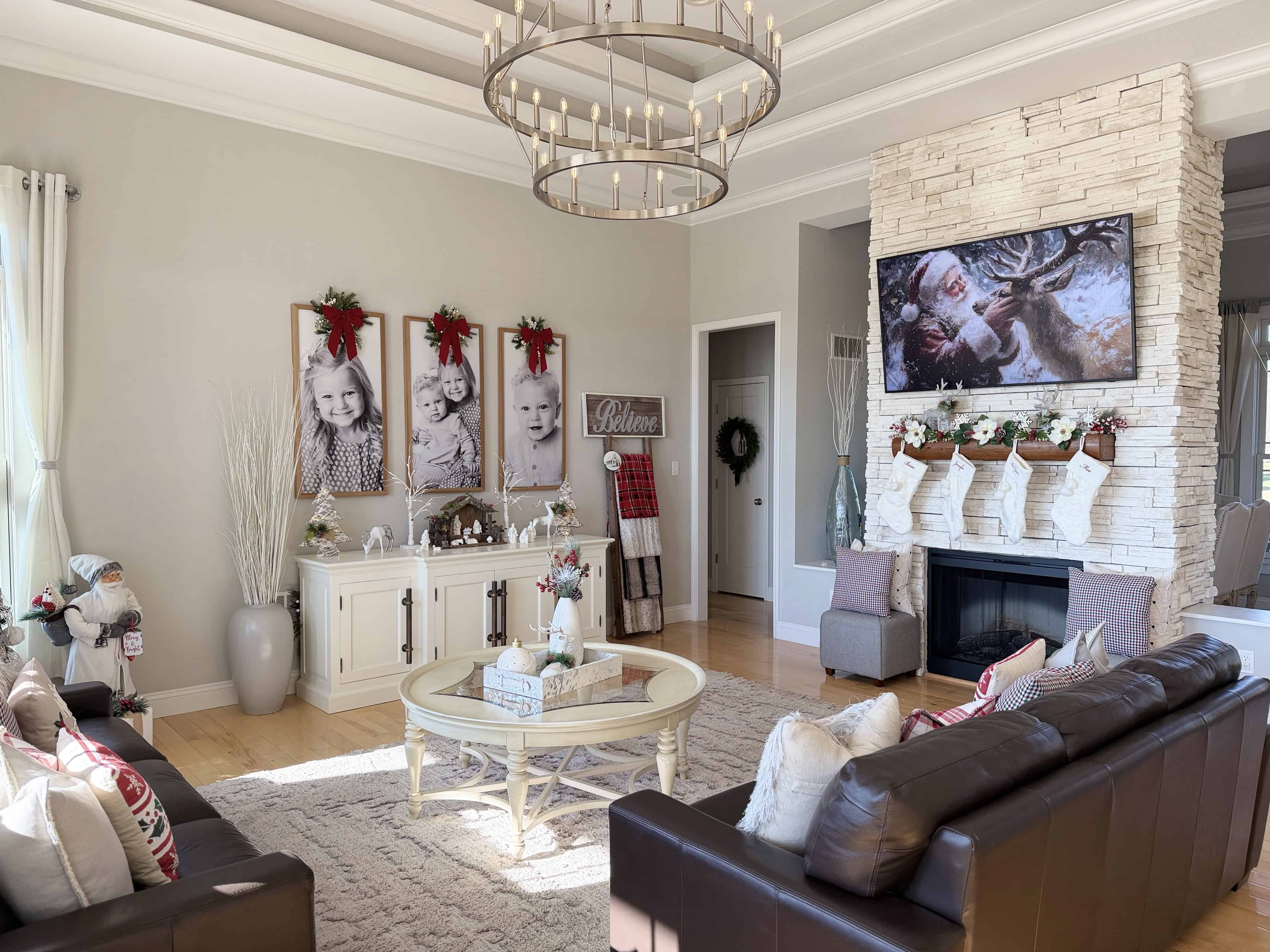 Contemporary-Craftsman Christmas