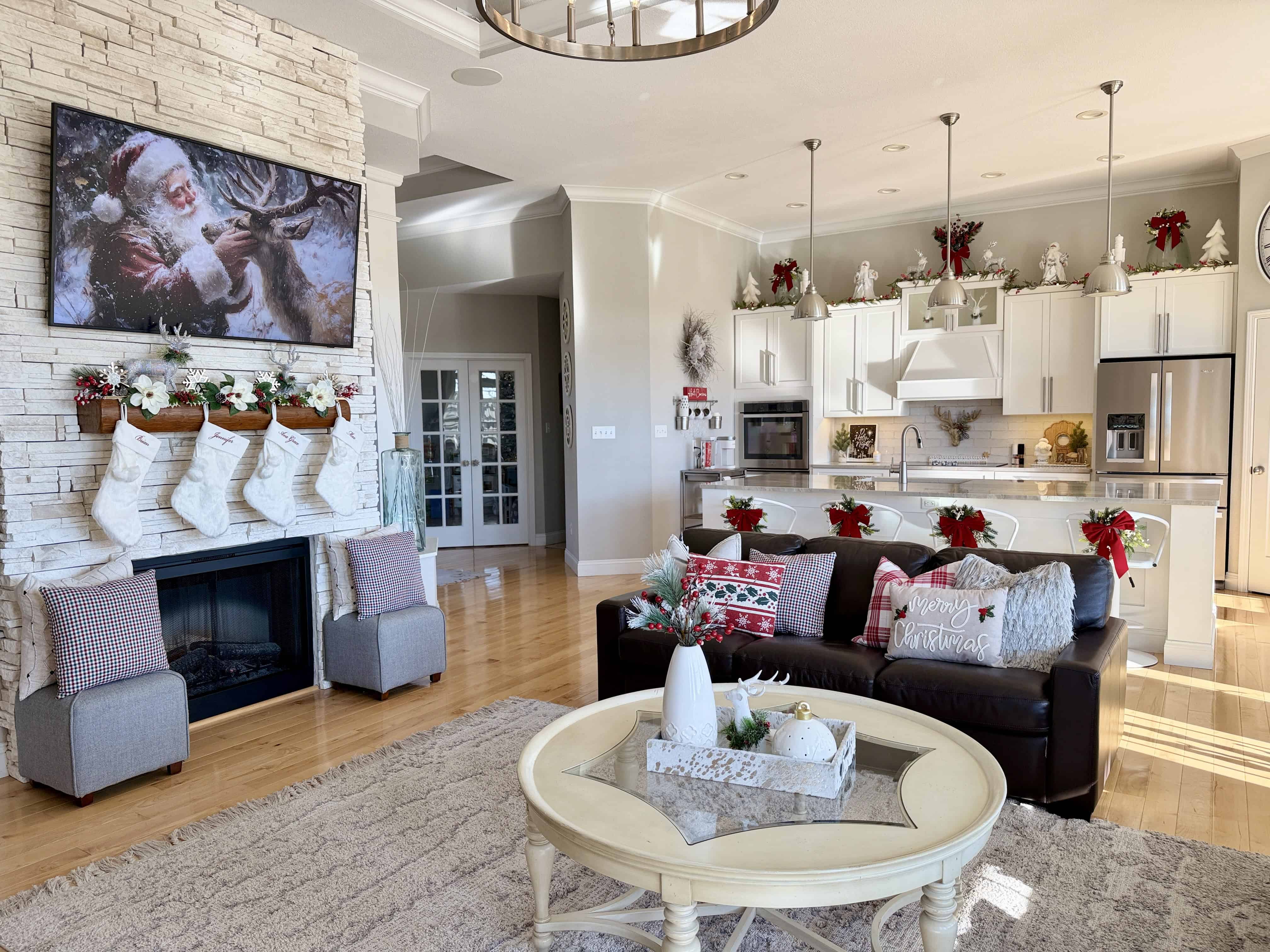 Contemporary-Craftsman Christmas