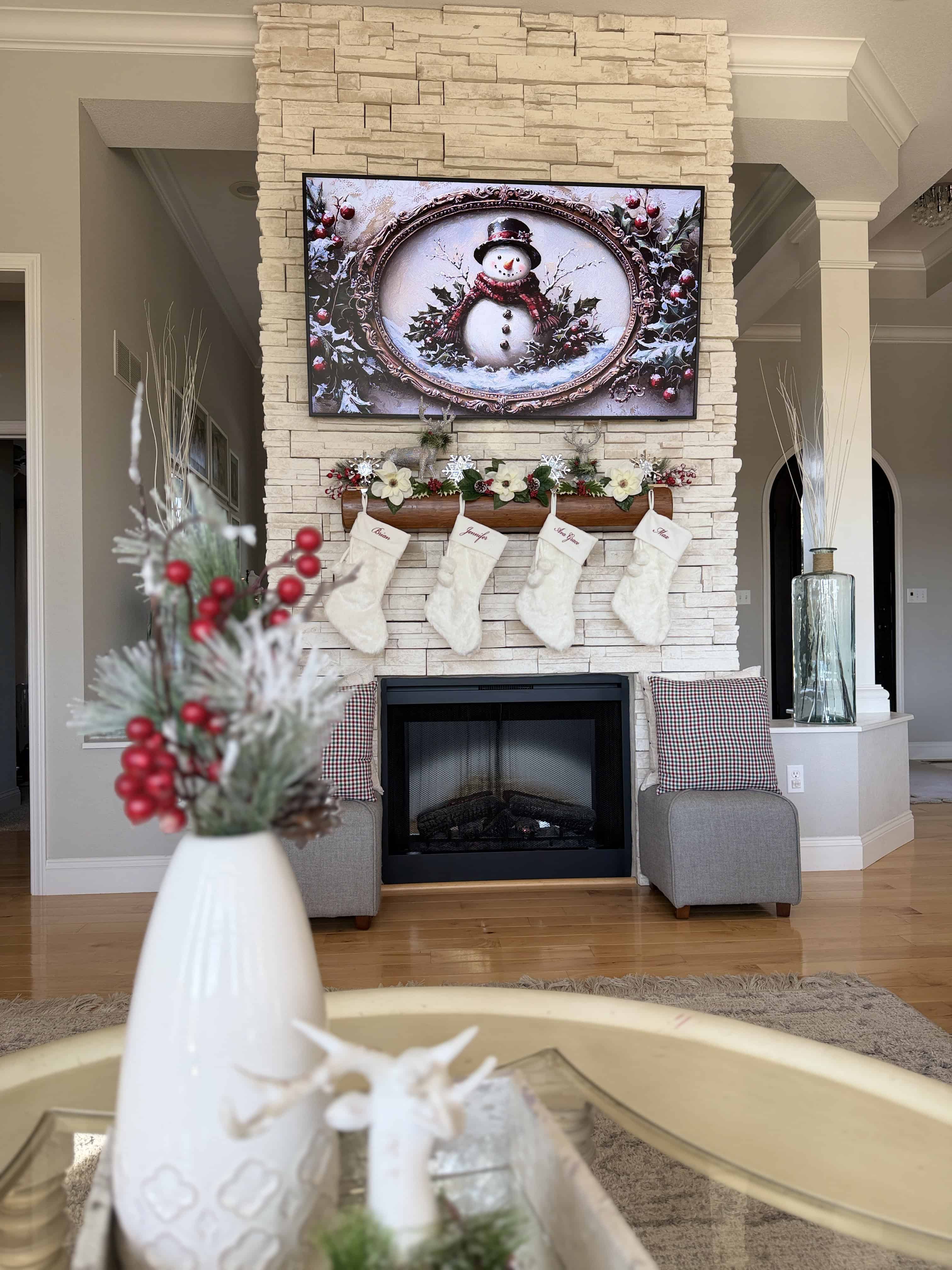 Contemporary-Craftsman Christmas