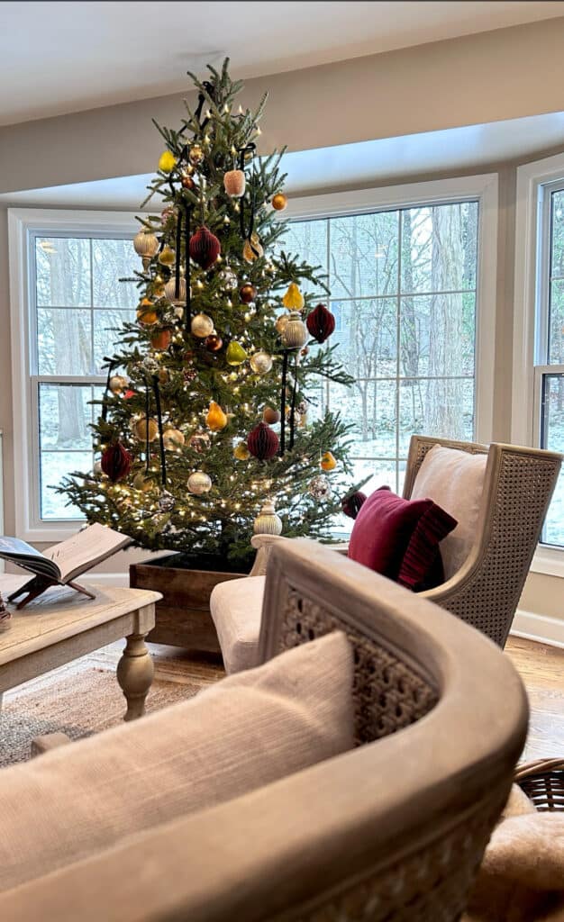 A Georgian Style Home Dressed for Christmas