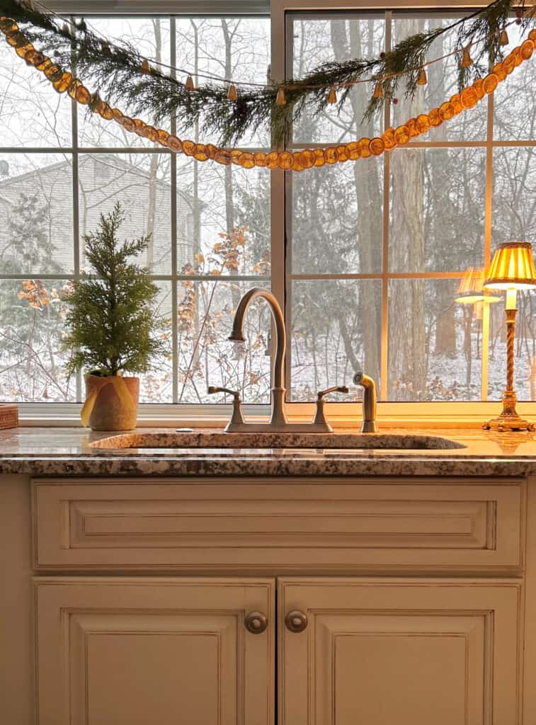 A Georgian Style Home Dressed for Christmas