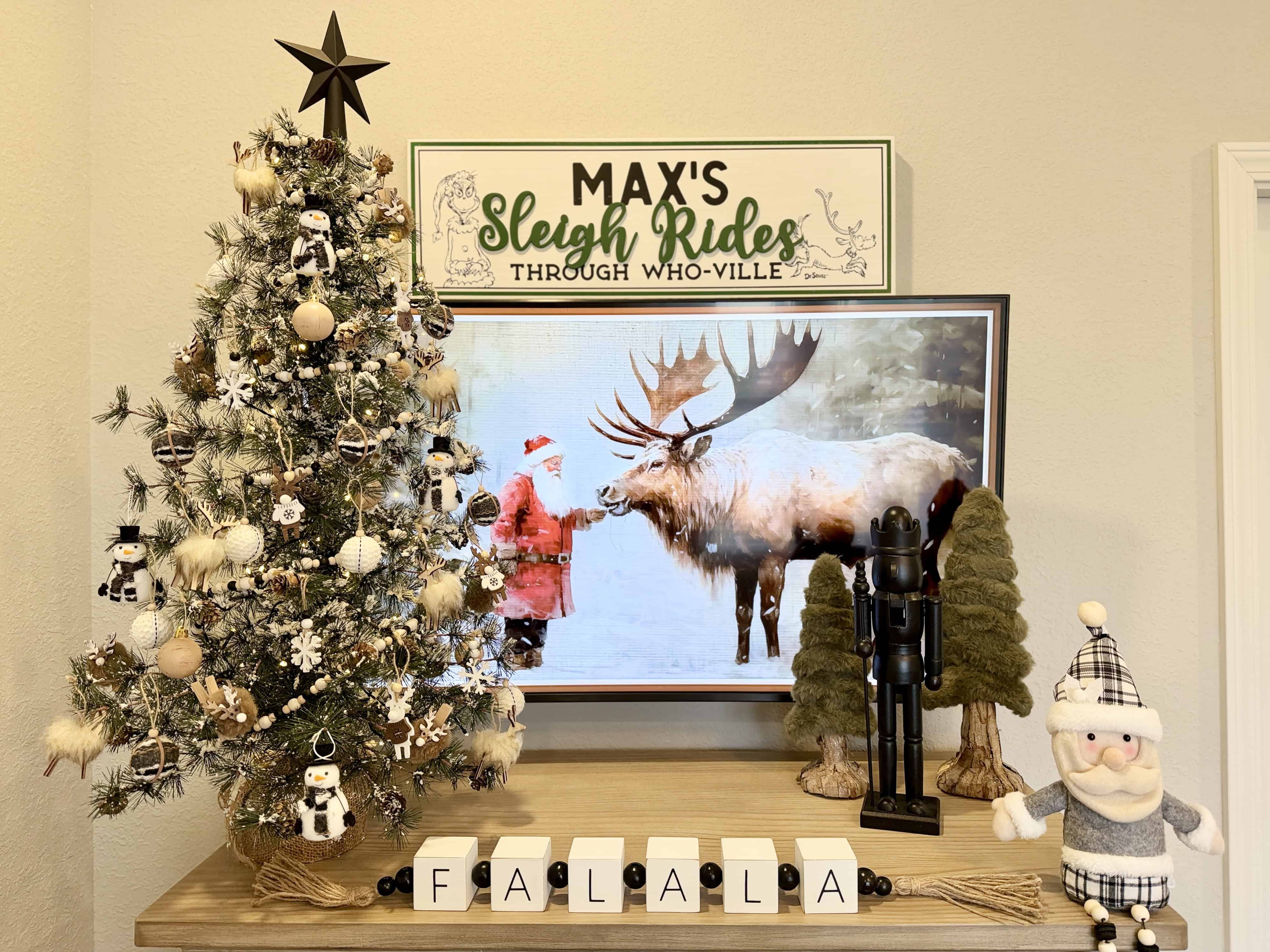 Contemporary-Craftsman Christmas